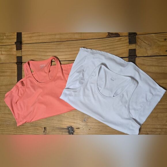 bcg Tops - BCG Women's Tank Tops in Coral and White